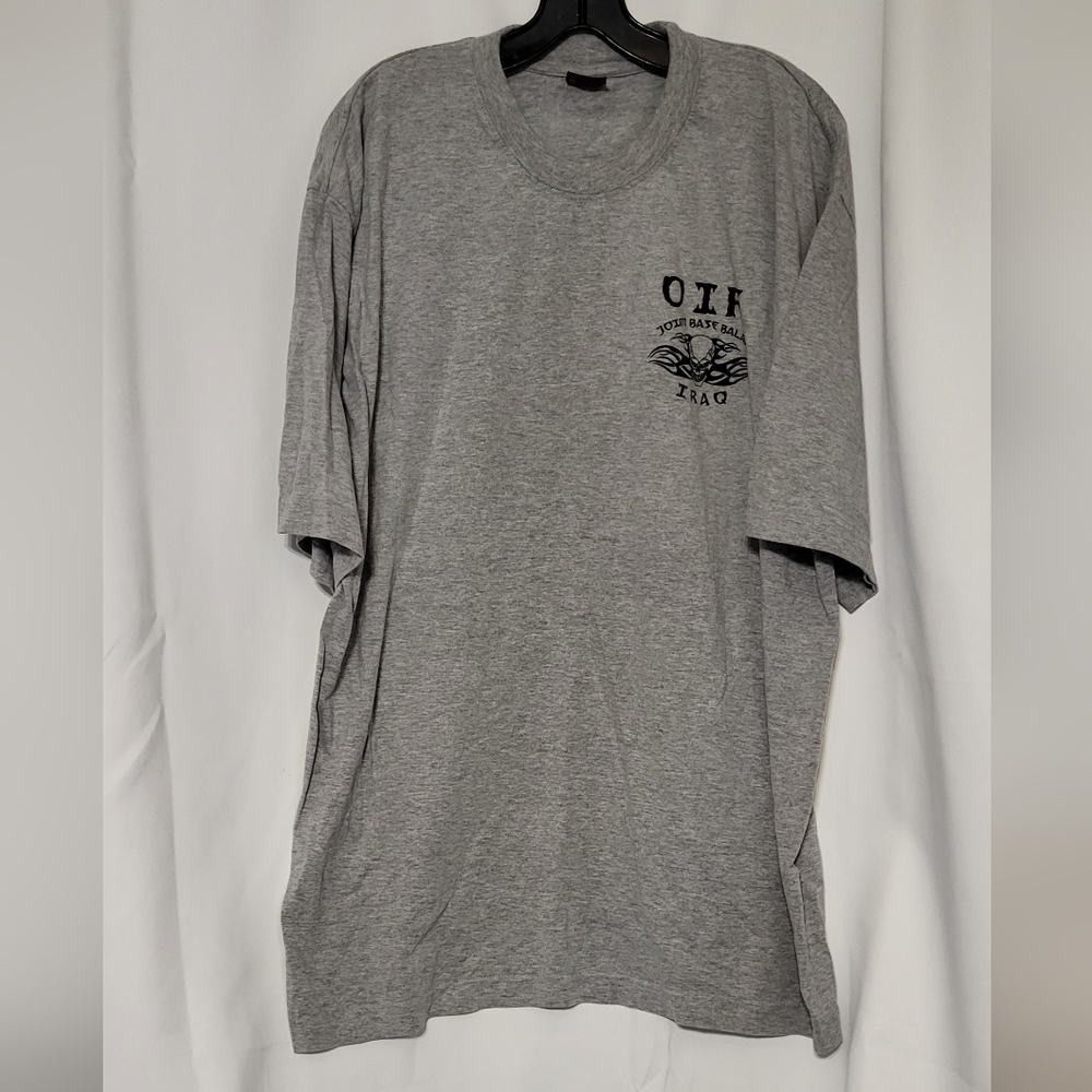 M&M Men's Gray Cool Cotton Skull Graphic Short Sleeve T-Shirt Size 2XL EUC - Picture 3 of 7